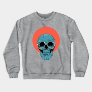 Blue skull Crewneck Sweatshirt